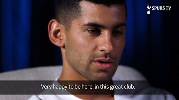 Cristian Romero's first Spurs Interview